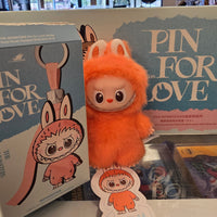 OFFICIAL/AUTHENTIC LABUBU BY POPMART PIN FOR LOVE - LETTER "Z" (1 OPENED BOX, 1 CARD, 1 LABUBU)
