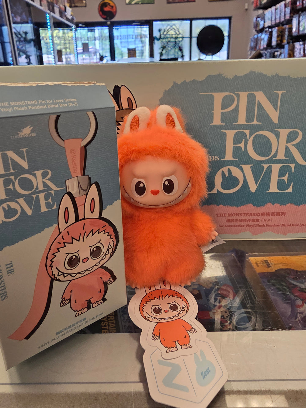 OFFICIAL/AUTHENTIC LABUBU BY POPMART PIN FOR LOVE - LETTER 