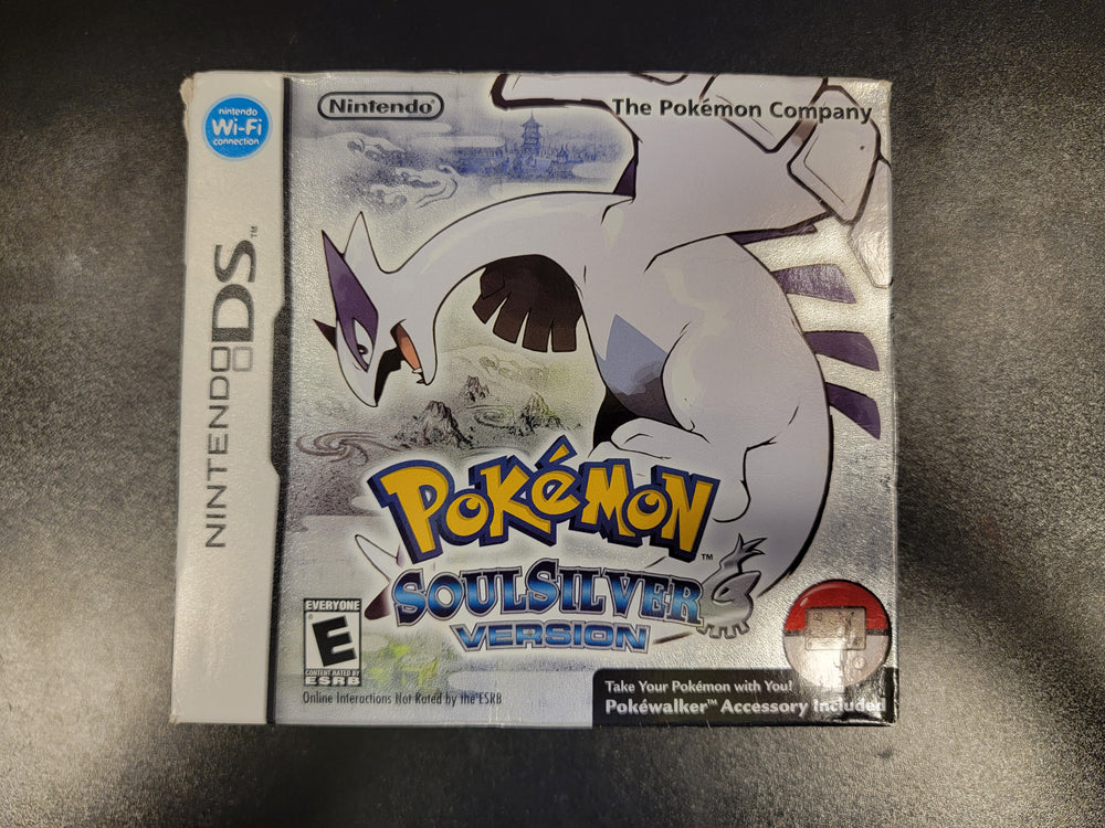 DS - POKEMON SOUL SILVER [CIB W/ POKEWALKER!]