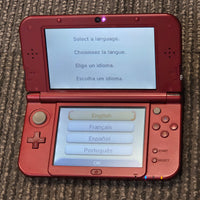 NINTENDO *NEW* 3DS XL CONSOLE - METALLIC RED (SCRATCHES ON OUTSIDE, SCREENS LOOK GOOD)
