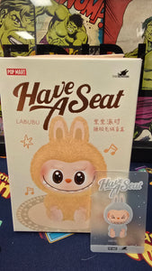 OFFICIAL/AUTHENTIC LABUBU BY POPMART HAVE A SEAT: HEHE (1 OPENED BOX)