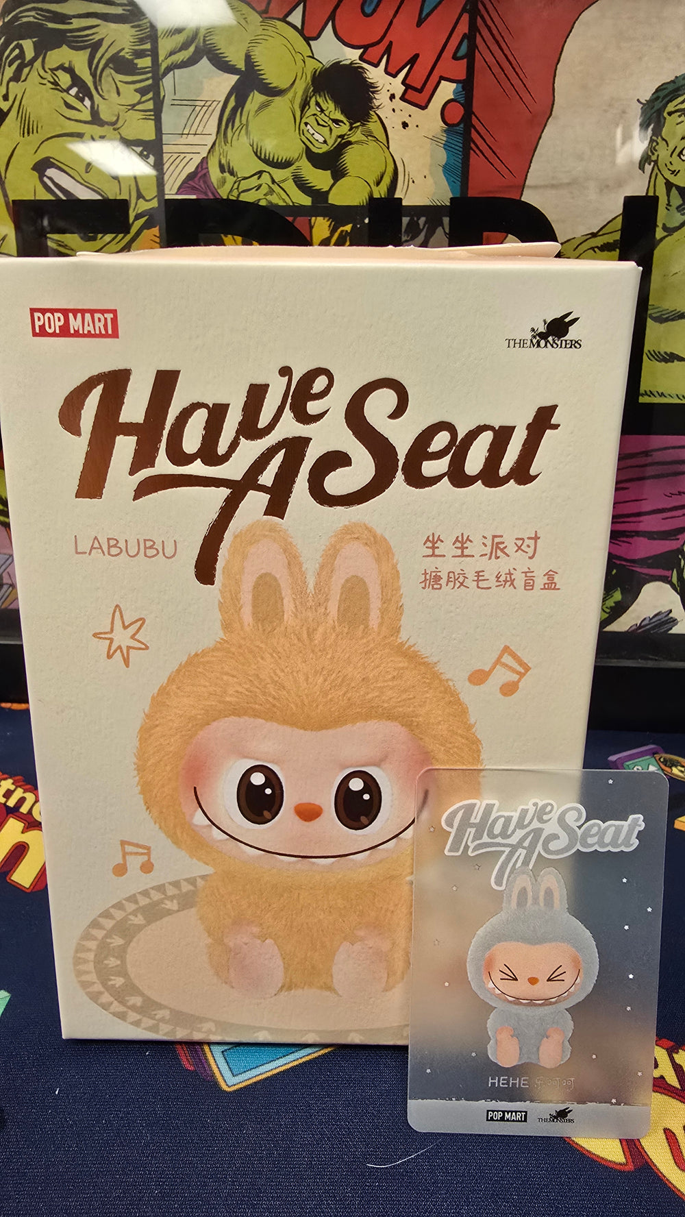 OFFICIAL/AUTHENTIC LABUBU BY POPMART HAVE A SEAT: HEHE (1 OPENED BOX)
