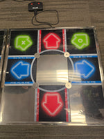 DDR TOURNAMENT METAL DANCE PAD WITH PS2 ADAPTER
