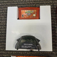 GBA POKEMON FIRE RED (CIB) W/ WIRELESS ADAPTER - GAMEBOY ADVANCE
