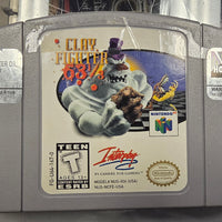 N64 - CLAY FIGHTER 63 1/3 [CART ONLY] {HOLLYWOOD VIDEO}
