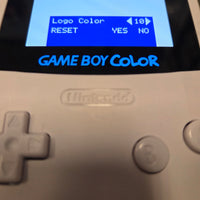 NINTENDO GAMEBOY COLOR CONSOLE - WHITE (IPS BACKLIT TOUCH SCREEN)
