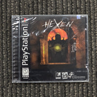 PLAYSTATION - HEXEN [SEALED / NEW] *PUNCH HOLE ON SPINE INDICATES EMPLOYEE / PROMOTIONAL GAME*
