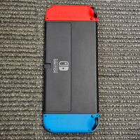 NINTENDO SWITCH OLED CONSOLE - RED & BLUE JOYCONS (HAS MODEL 1 DOCK, WORKS EXACTLY THE SAME)
