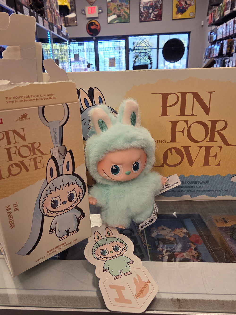 OFFICIAL/AUTHENTIC LABUBU BY POPMART PIN FOR LOVE - LETTER 