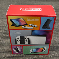 NINTENDO SWITCH OLED CONSOLE - WHITE JOYCONS [WITH BOX]

