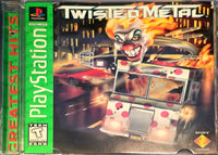 PLAYSTATION - TWISTED METAL (GREATEST HITS) [CIB] *PUNCH HOLE ON SPINE INDICATES EMPLOYEE / PROMOTIONAL GAME*
