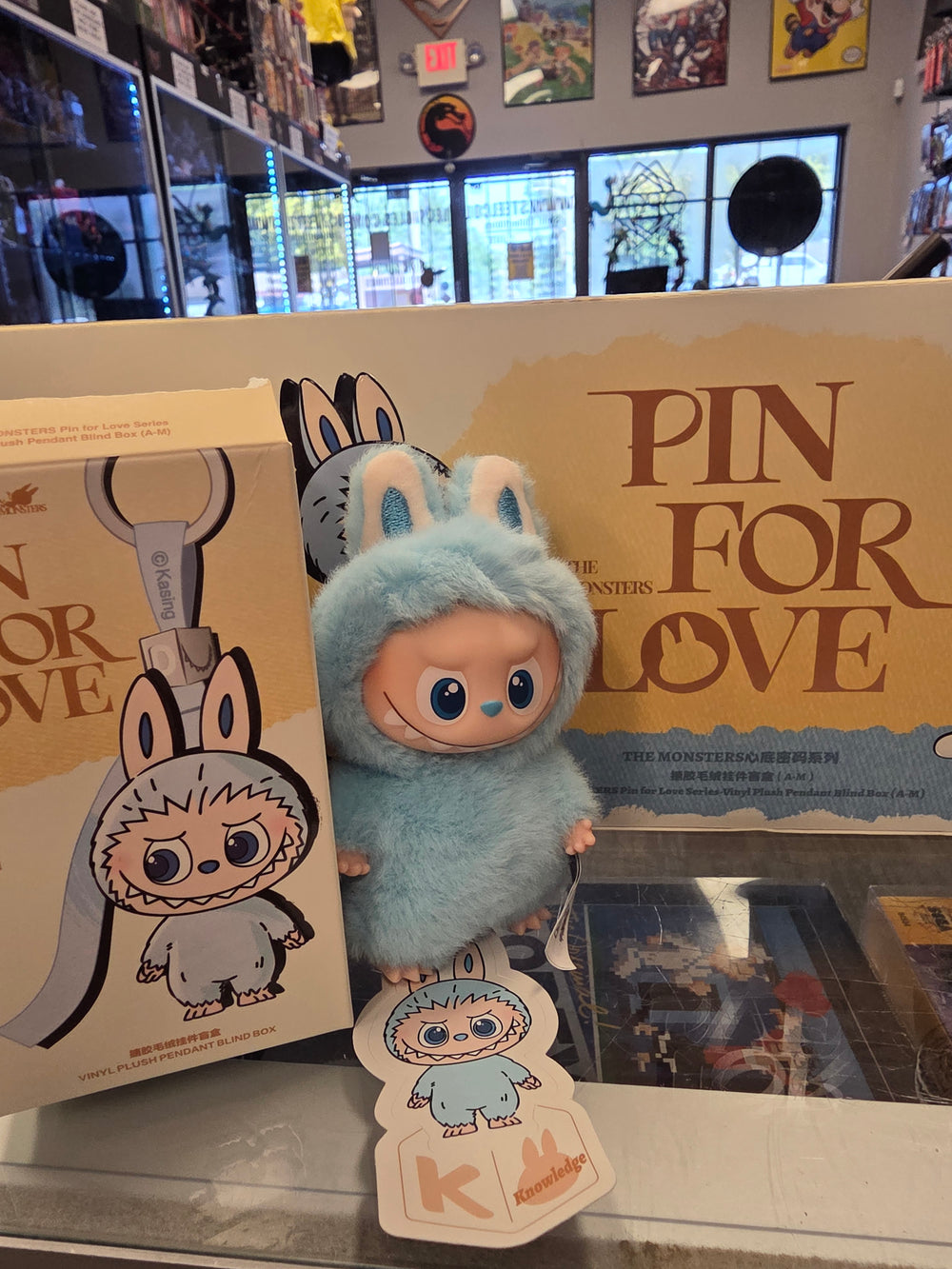 OFFICIAL/AUTHENTIC LABUBU BY POPMART PIN FOR LOVE - LETTER 