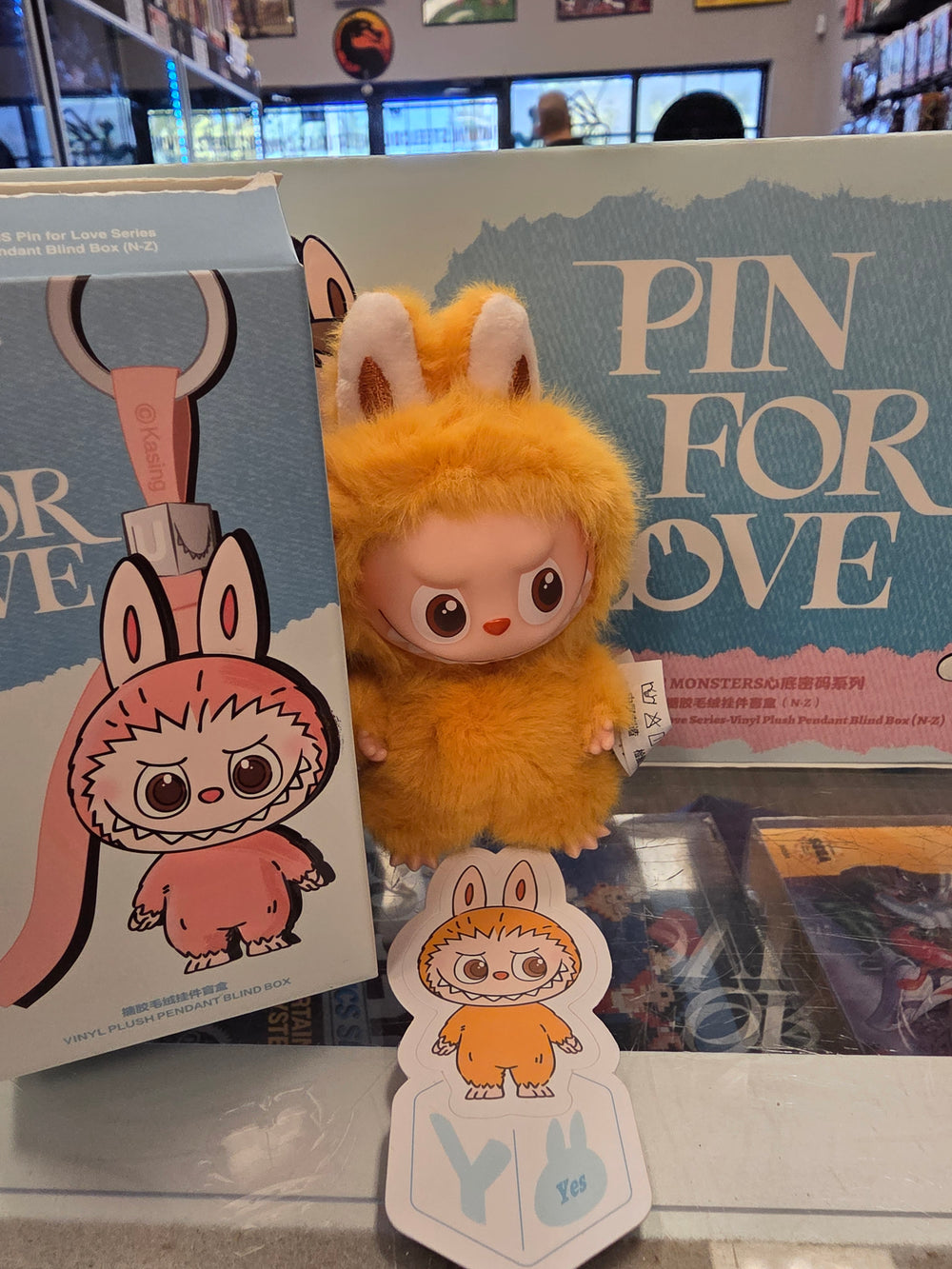 OFFICIAL/AUTHENTIC LABUBU BY POPMART PIN FOR LOVE - LETTER 