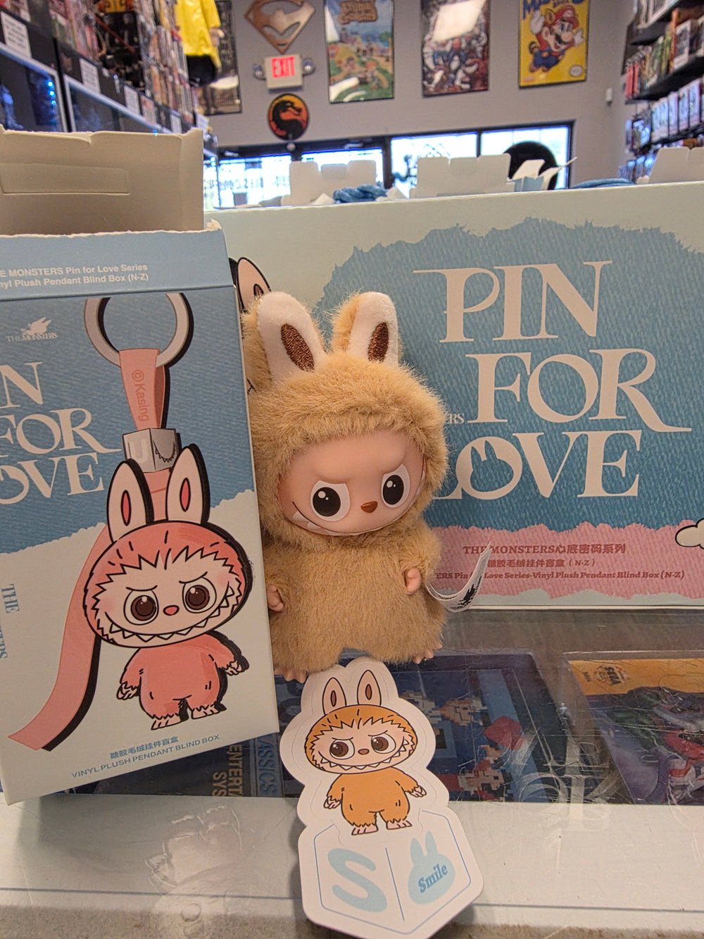 OFFICIAL/AUTHENTIC LABUBU BY POPMART PIN FOR LOVE - LETTER 