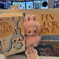 OFFICIAL/AUTHENTIC LABUBU BY POPMART PIN FOR LOVE - LETTER "G" (1 OPENED BOX, 1 CARD, 1 LABUBU)