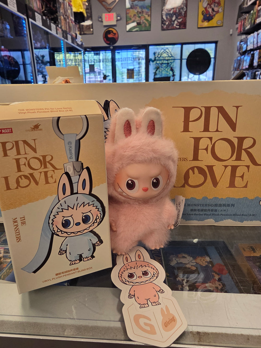 OFFICIAL/AUTHENTIC LABUBU BY POPMART PIN FOR LOVE - LETTER 