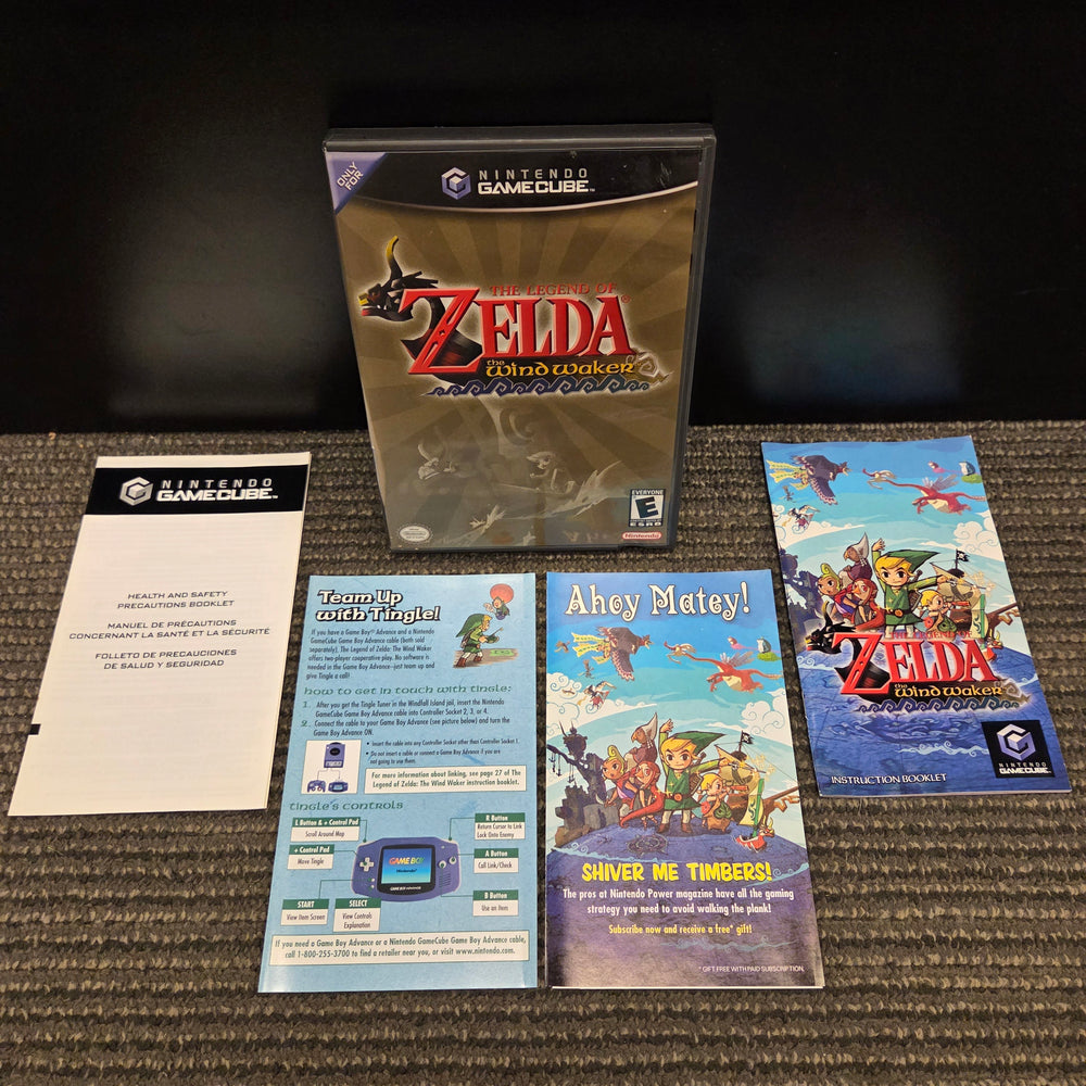 GAMECUBE - THE LEGEND OF ZELDA: THE WINDWAKER [CIB, BLACK LABEL]