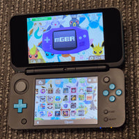 NINTENDO NEW 2DS XL CONSOLE - BLACK & TURQUOISE (SEE PICTURES FOR CONDITION)
