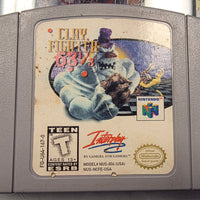 N64 - CLAY FIGHTER 63 1/3 [CART ONLY] {FADED LABEL}