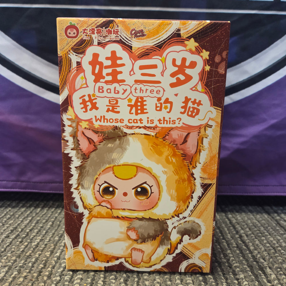 BABY THREE - Whose Cat Is This? Plush Pendant - 1 SEALED MYSTERY BOX - BB3