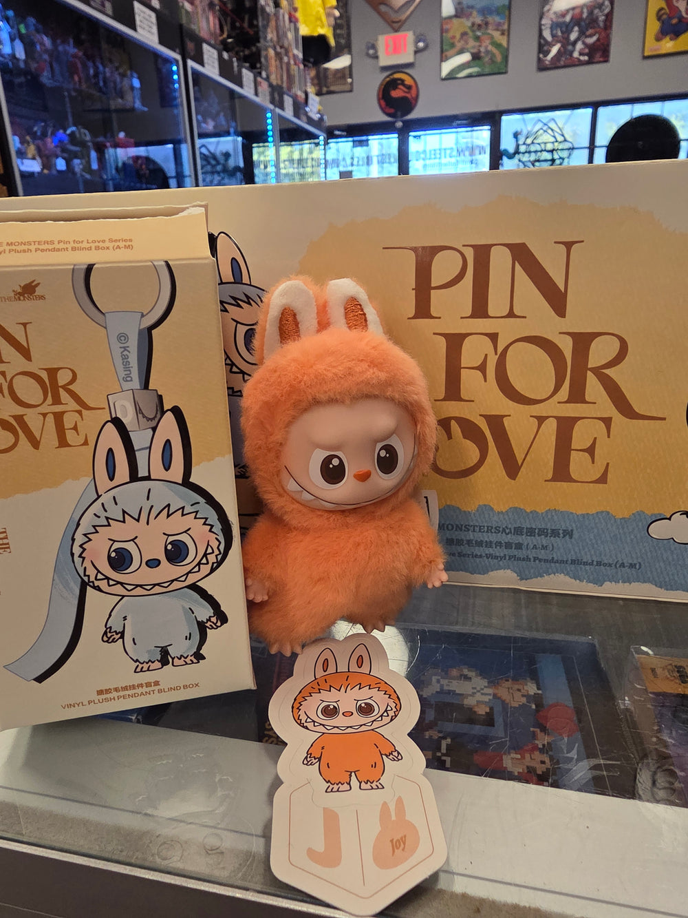 OFFICIAL/AUTHENTIC LABUBU BY POPMART PIN FOR LOVE - LETTER 