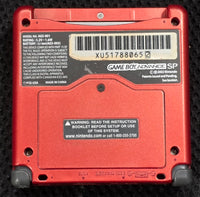 NINTENDO GBA SP CONSOLE (AGS-001) - FLAME RED
