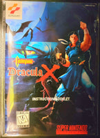 SNES MANUAL - CASTLEVANIA: DRACULA X [MANUAL ONLY!]

