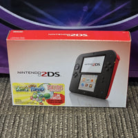 NINTENDO 2DS CONSOLE - COMPLETE IN BOX! [BLACK / RED] *AMAZING CONDITION*
