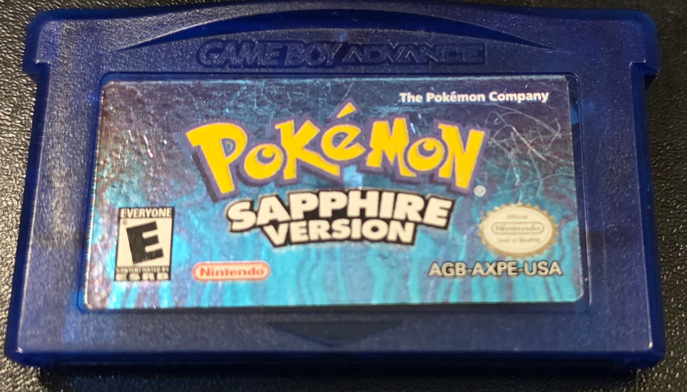 GBA - Pokemon Sapphire *New Battery* AUTHENTIC!