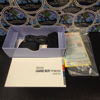 NINTENDO GAMEBOY MICRO CONSOLE - BLUE (JPN) [CIB] WITH STAND!
