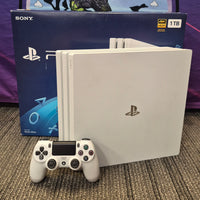 Sony PlayStation 4 PRO (PS4 PRO) 1TB Glacier White (Complete In Box)
