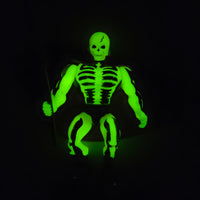 Mattel - Vintage 1987 MOTU “He-Man: Masters of the Universe” ScareGlow Poseable Action Figure w/ Weapon & Cape (Complete Scare Glow)
