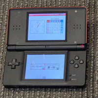 NINTENDO DS LITE CONSOLE - RED CRIMSON & BLACK
