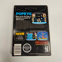 NES - Popeye {CIB} (Sticker Seal, Very Early Release, 5 Screw)
