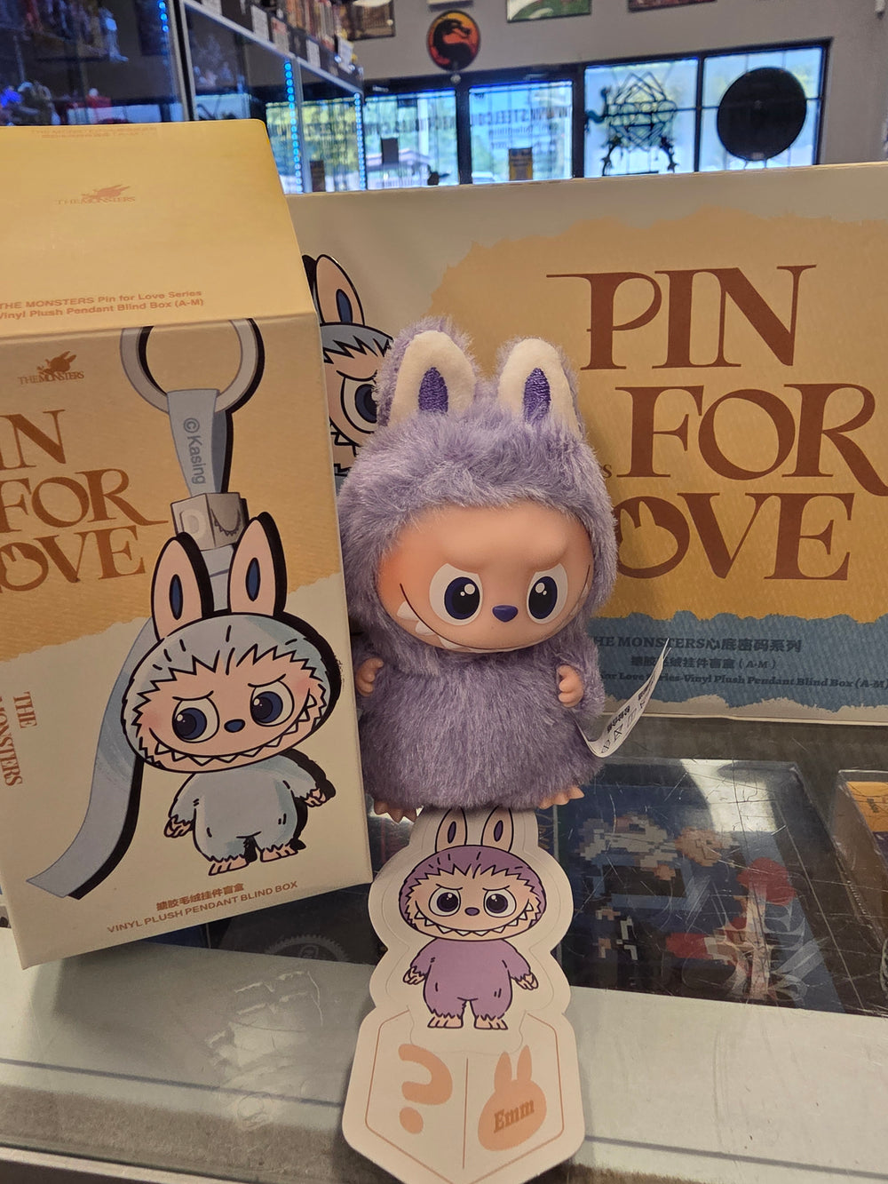 OFFICIAL/AUTHENTIC LABUBU BY POPMART PIN FOR LOVE - LETTER 