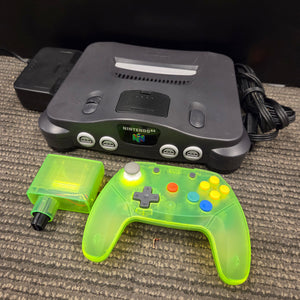 N64 Console w/ Brawler Wireless Controller - Nintendo 64