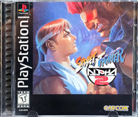 PLAYSTATION - STREET FIGHTER ALPHA 2 [CIB] *PUNCH HOLE ON SPINE INDICATES EMPLOYEE / PROMOTIONAL GAME*
