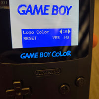 NINTENDO GAMEBOY COLOR CONSOLE - BLACK (IPS BACKLIT TOUCH SCREEN)

