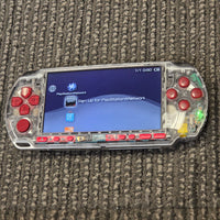 SONY PSP (CLEAR) CONSOLE {MODEL-3000} *UMD REGION FREE FOR MOVIES & GAMES*
