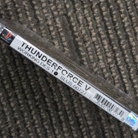 PLAYSTATION - THUNDER FORCE V [SEALED / NEW] *PUNCH HOLE ON SPINE INDICATES EMPLOYEE / PROMOTIONAL GAME*
