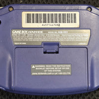 NINTENDO GAMEBOY ADVANCE - INDIGO PURPLE
