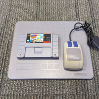 SNES - MARIO PAINT W/ MOUSE AND MOUSEPAD
