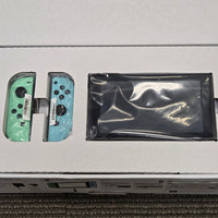 NINTENDO SWITCH CONSOLE - ANIMAL CROSSING LIMITED EDITION [MODEL 2 (HAC-001-01) COMPLETE IN BOX

