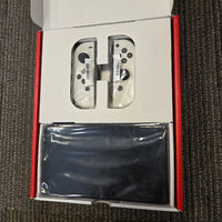 NINTENDO SWITCH OLED CONSOLE - WHITE JOYCONS [COMPLETE IN BOX] *AMAZING CONDITION*
