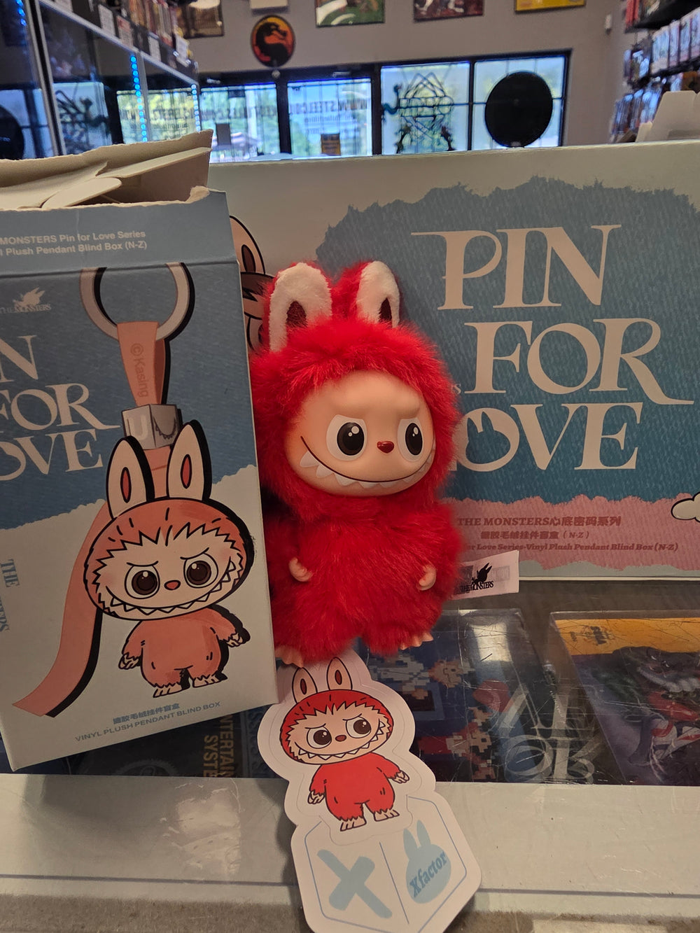 OFFICIAL/AUTHENTIC LABUBU BY POPMART PIN FOR LOVE - LETTER 