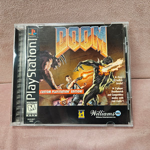 PLAYSTATION - DOOM [BLACK LABEL JEWEL CASE] [COMPLETE W/ REG CARD]