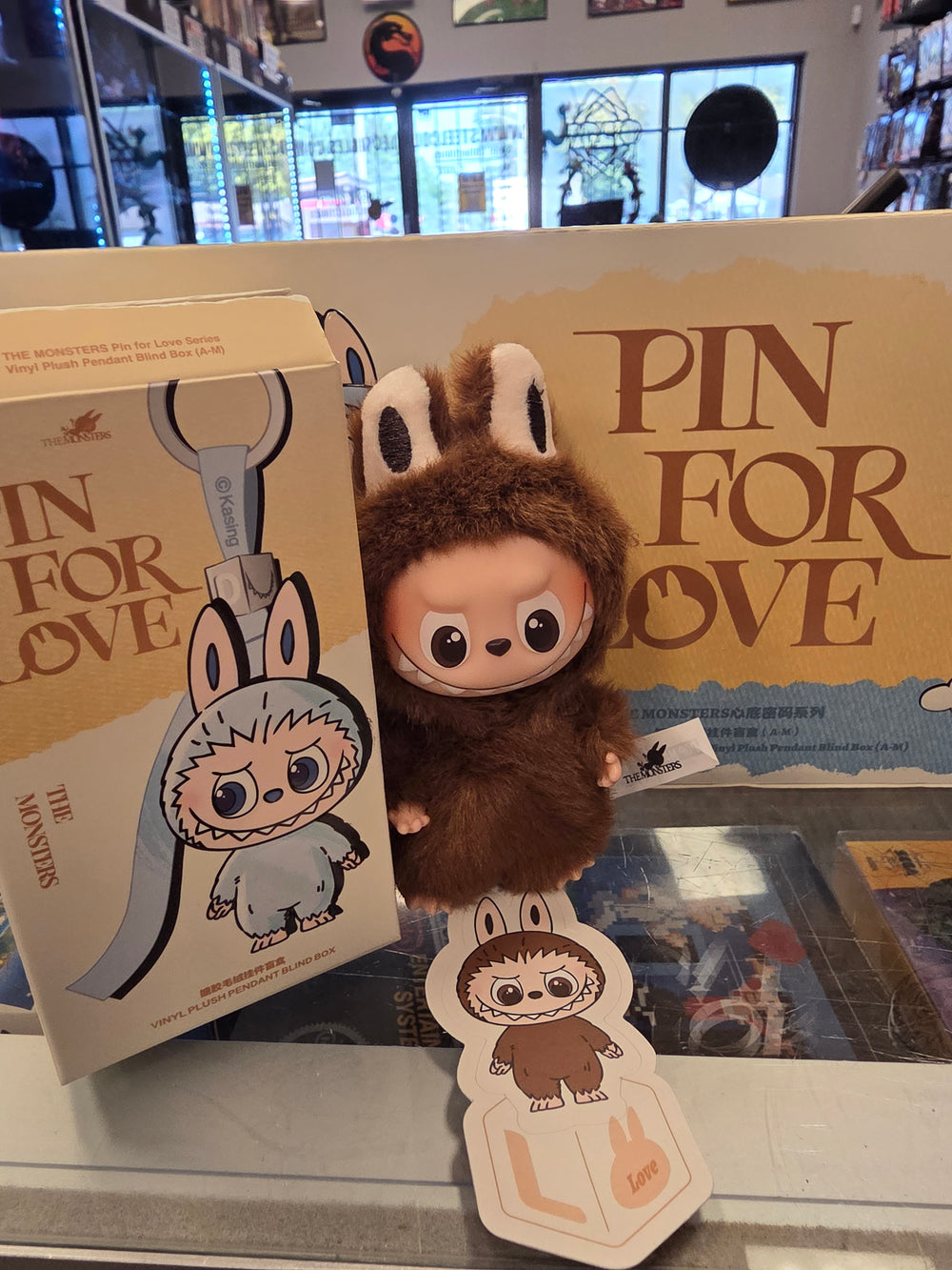OFFICIAL/AUTHENTIC LABUBU BY POPMART PIN FOR LOVE - LETTER 
