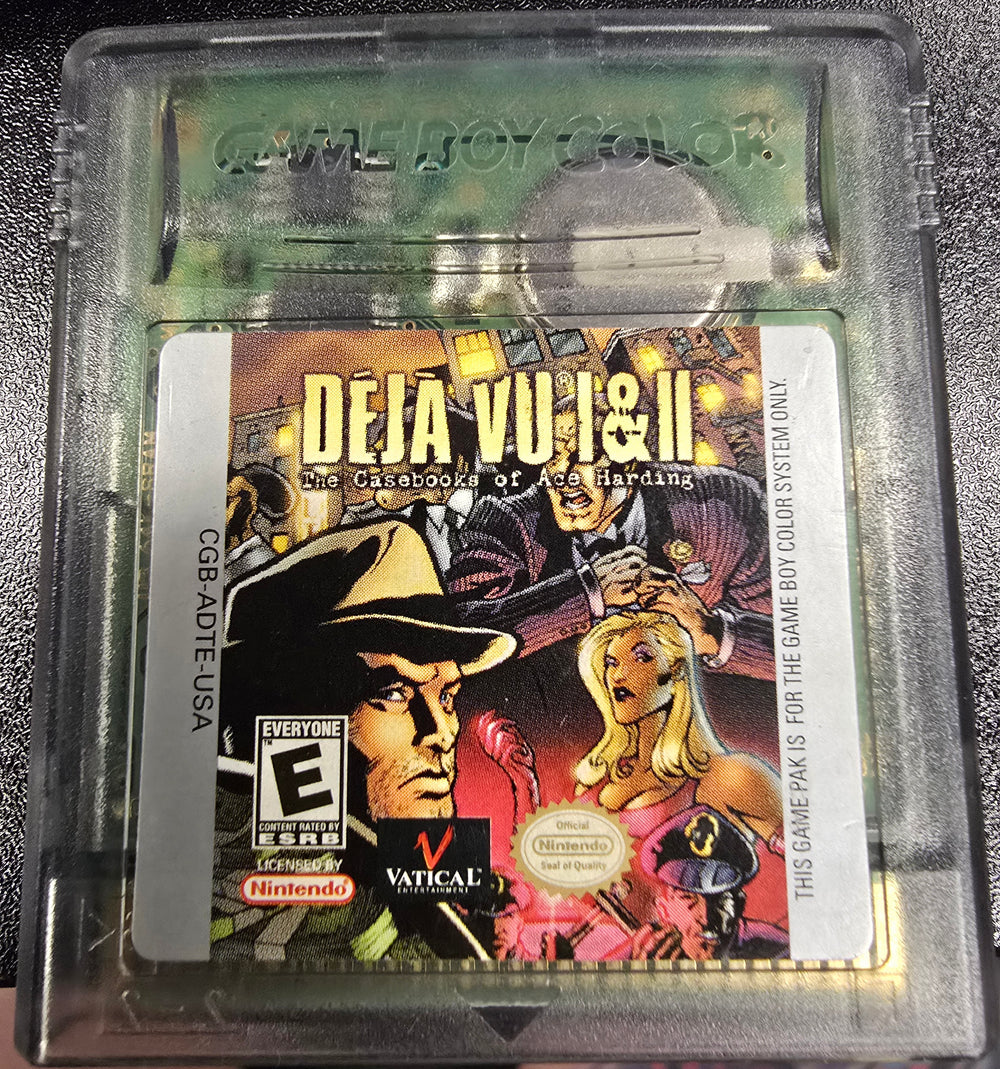 GBC - DEJA VU 1 & 2 {CART ONLY}
