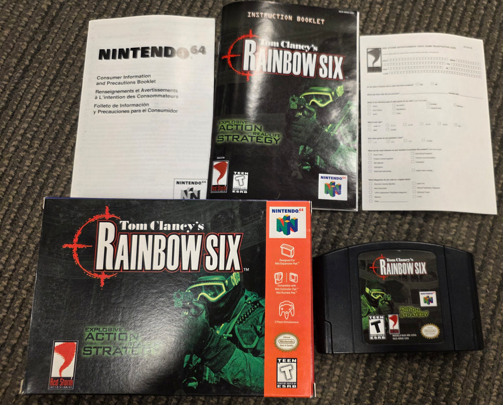 N64 - TOM CLANCY'S RAINBOW SIX {CIB}