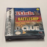 GBA - RISK/BATTLESHIP/CLUE [NEW/SEALED]
